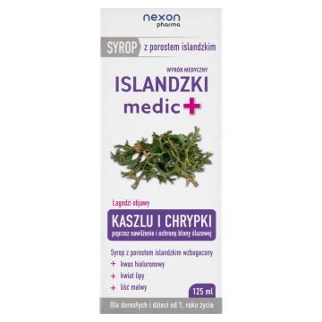 Islandzki medic+, syrop, 125 ml
