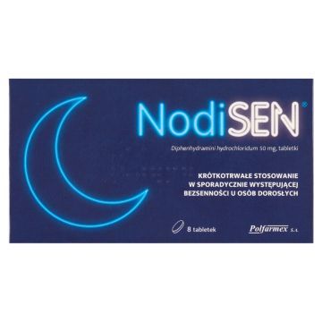 Nodisen, 50 mg, tabletki, 8 szt.