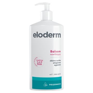Eloderm, balsam nawilżający do ciała, od 1 dnia życia, 400 ml