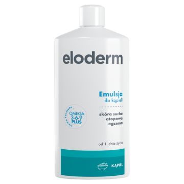 Eloderm, emulsja do kąpieli od 1 dnia życia, 400 ml