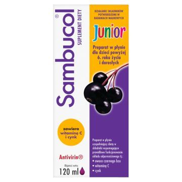 Sambucol Junior, płyn, 120 ml