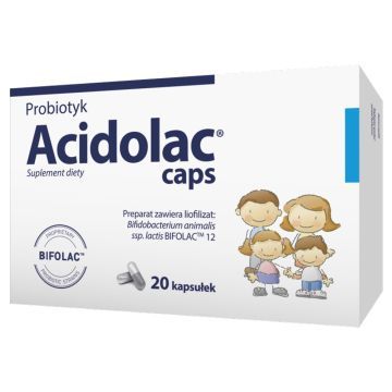 Acidolac caps, kapsułki, 20 szt.