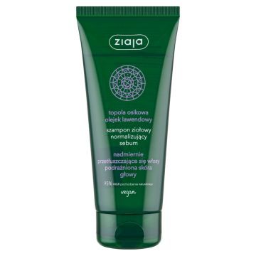 Ziaja, szampon ziołowy normalizujący sebum, 200 ml