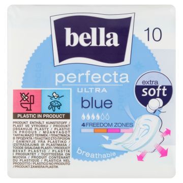 Bella, podp.,Perfecta,ultracienkie,Blue, 10 szt
