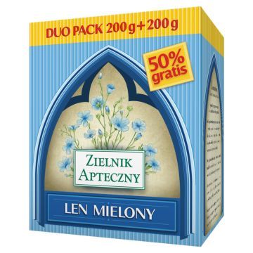 Len mielony, ziolo poj,(Polpharma),200g x 2op,PROM.742/20
