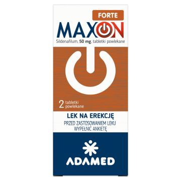 Maxon Forte, 50 mg, tabletki powlekane, 2 szt.
