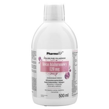 Pharmovit,  kwas hialuronowy 120 mg, płyn, 500 ml