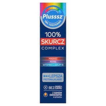Plusssz 100% Skurcz Complex, tabletki musujące, 20 szt.