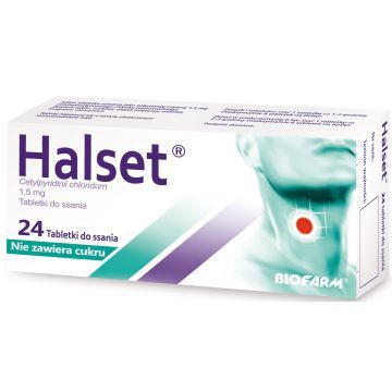 HALSET, 1,5 mg, tabletki do ssania, 24 sztuki