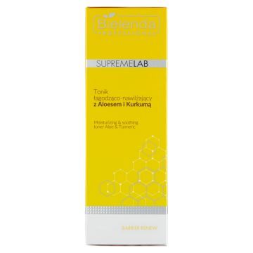 Bielenda Professional SupremeLab, Tonik łagodząco-nawilżający z aloesem i kurkumą, 200 ml