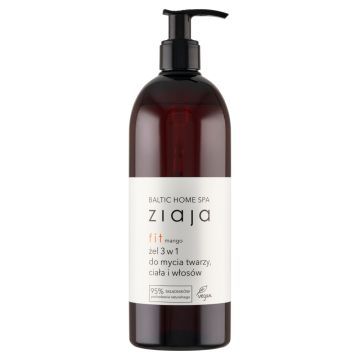 Ziaja Baltic Home SPA FIT, żel 3w1 do mycia ciała, twarzy i włosów, mango, 500 ml