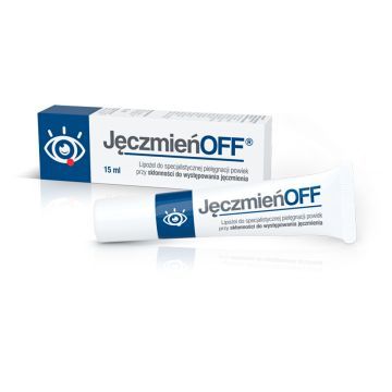 JęczmieńOFF, lipożel do pielęgnacji powiek ze skłonnością do powstawania jęczmienia, 15 ml