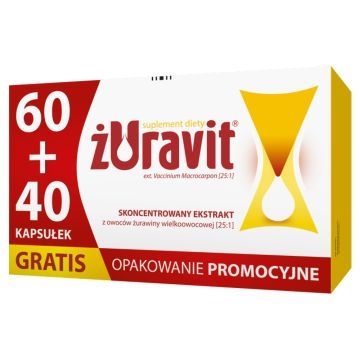 Zuravit, kaps.miekkie, 60 szt + 40 szt