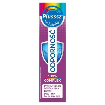 Plusssz Odporność 100% Complex, tabletki musujące, 20 szt.