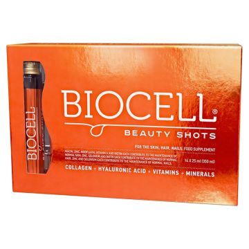 Biocell Beauty Shots, plyn, 25 ml,14 fiolek