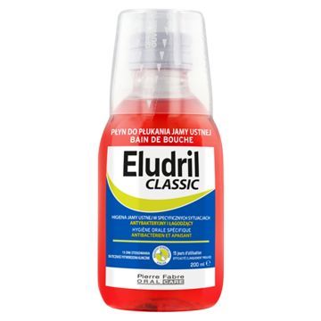 Eludril Classic, płyn do płukania jamy ustnej, 200 ml