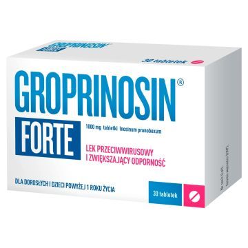 Groprinosin Forte, 1000 mg, tabletki, 30 szt.