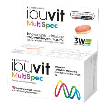 Ibuvit MultiSpec, tabletki trójwarstwowe, 30 szt.