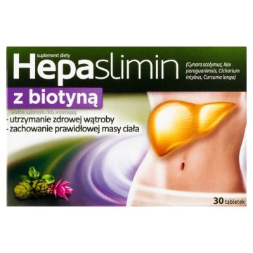 Hepaslimin z biotyną, tabletki, 30 szt.