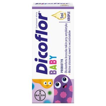 Dicoflor Baby, probiotyk, krople, 5 ml
