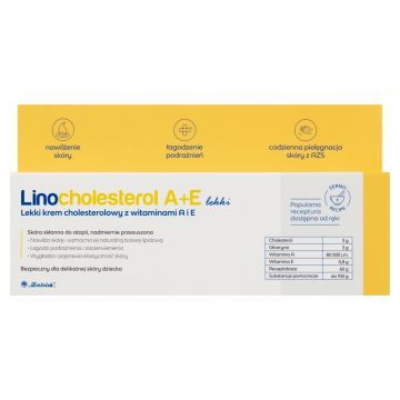 Linocholesterol A+E, krem,lekki,cholesterolowy,z wit.A,E,80g