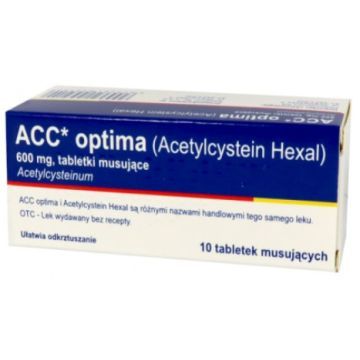 ACC  optima, 600 mg,tabl.mus.,(i.row),MDZ/PhP,Austria,10szt