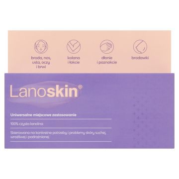 Lanoskin, 100% czysta lanolina, 30 g