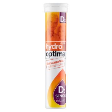 Hydro Optima Senior D3, tabletki musujące, 20 szt.