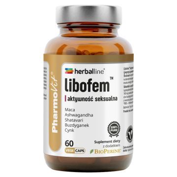 Pharmovit Herballine, libofem aktywność seksualna, kapsułki, 60 szt.