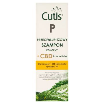 Cutis P, szamp., p/łupież.,konopny+CBD, 150 ml