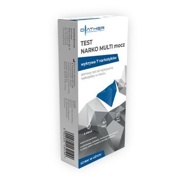 Narko Narko Multi, test do wykrywania narkotyków w moczu, 1 szt.