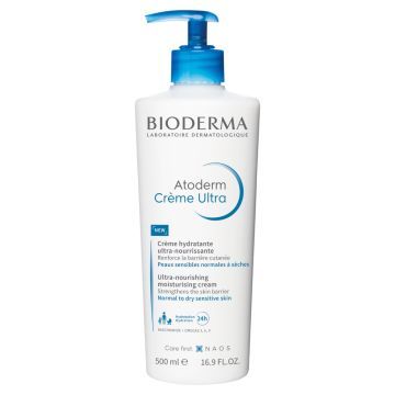 Bioderma Atoderm Creme Ultra, krem ultranawilżający i wzmacniający, 500ml