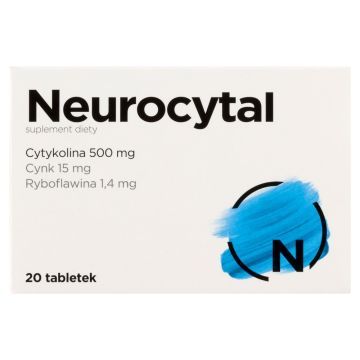 Neurocytal, tabletki powlekane, 20 szt.