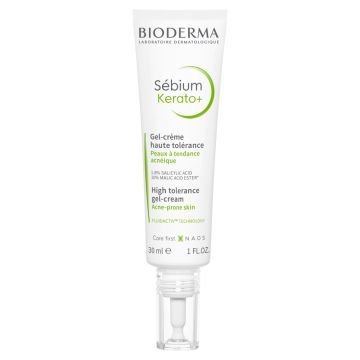 Bioderma Sebium Kerato+,zel-krem,p/tradzikowy,30 ml