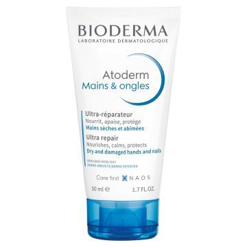 Bioderma Atoderm, ultraodżywczy krem do rąk i paznokci, 50ml