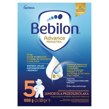 Bebilon 5 z Pronutra Advance, proszek, 1000 g (2x500g)