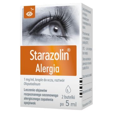 Starazolin Alergia, 1 mg/ml, krople do oczu, 2 x 5 ml