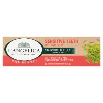 L`Angelica Wrażliwe Zęby z Matcha, pasta do zębów, 75 ml