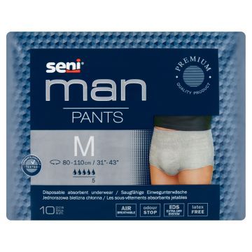 Seni Man Pants, majtki chlonne, r.M, 10 szt