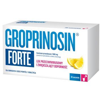 Groprinosin Forte, 1000 mg,gran.d/sp.rozt.doustn,1,8g,30sasz