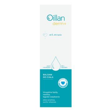 Oceanic Oillan Derm+, balsam do ciała, skóra wrażliwa, sucha, atopowa, 400 ml