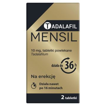 Tadalafil Mensil, 10mg, tabletki powlekane, 2 szt.