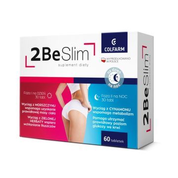 2BeSlim, 30 tabletek na dzień + 30 tabletek na noc