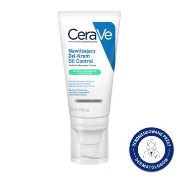 CeraVe Oil Control, nawilżający żel-krem, skóra mieszana, tłusta, 52 ml