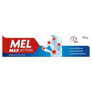 Mel Max Actigel, 20 mg/g, zel, 100 g