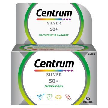 Centrum Silver 50+, tabl., (Haleon), 30 szt