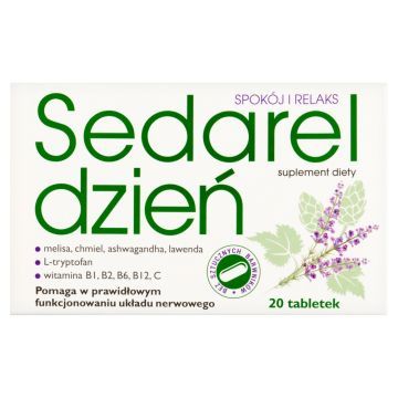 Sedarel Dzien, tabl.powl., 20 szt
