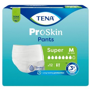 Tena Slip Proskin, piel-m, super, M, 12 szt,(793523)