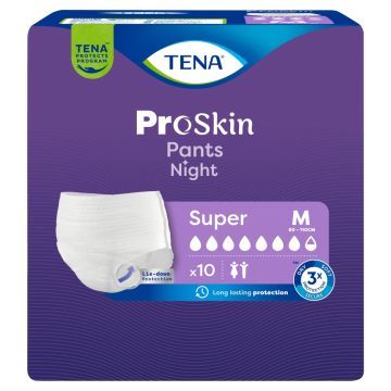 Tena Pants ProSkin Super Night,majtki,chl,Mx10,(793577)