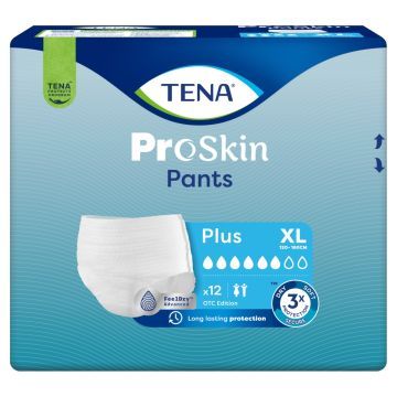 Tena Pants ProSkin Plus, majtki, chlonne, XL,12szt (792726)